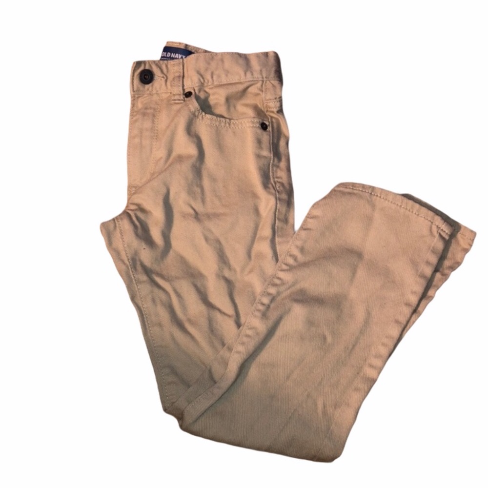 3/$18  Old Navy boys tan skinny jeans size 8 Reg